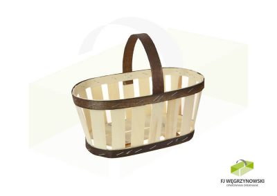 Basket 23,5 x 13,5 x 10,5 cm, overall height 20cm, colour 13-2